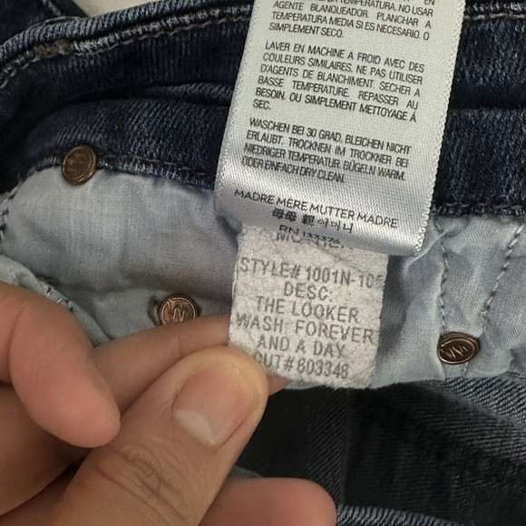 Mother The Looker Skinny Jeans in Forever and a Day Dark Wash Stretch Women's 26 - Picture 12 of 13